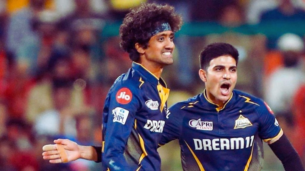 Sai Kishore With Shubhman Gill in Gujarat Titans in IPL