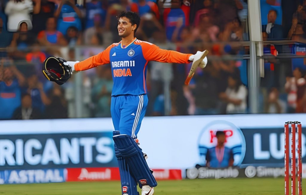 Abhishek sharma at wankhede stadium