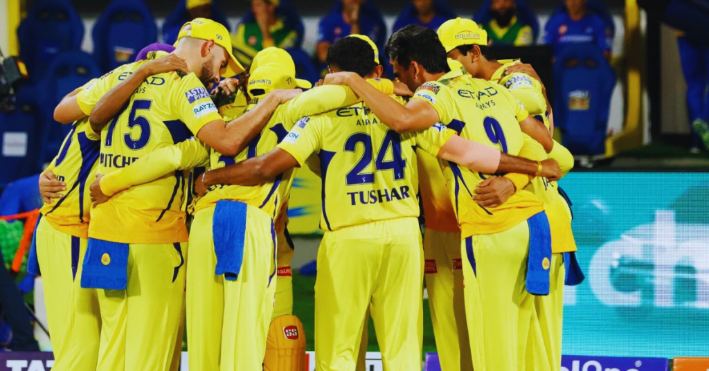 Csk team at chepauk