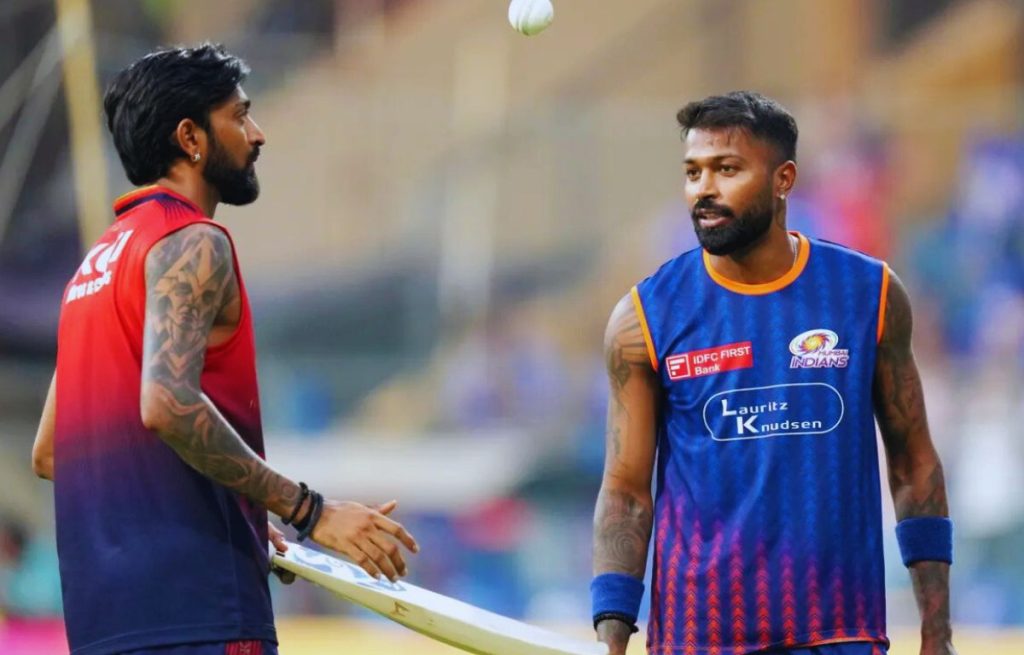 Hardik Pandya and Krunal Pandya Practice in Ground