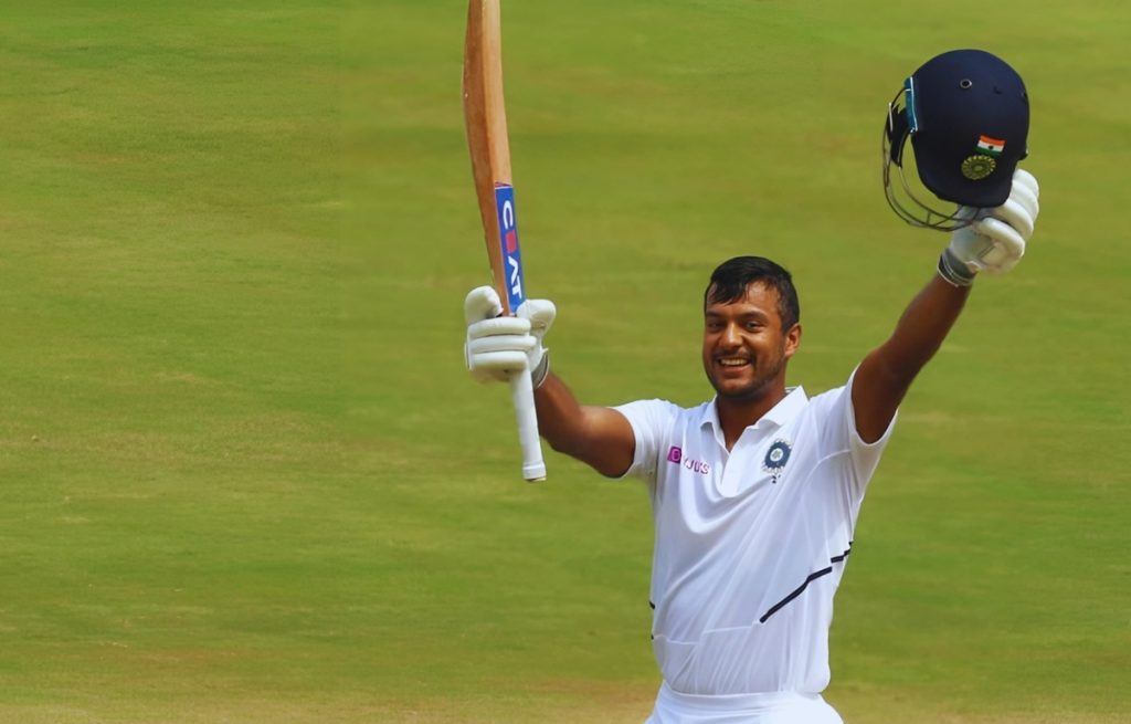 Mayank agarwal 243 test run