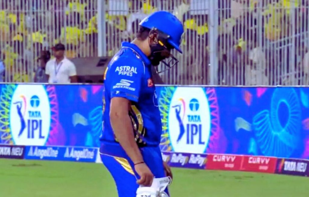 Rohit sharma failure against csk