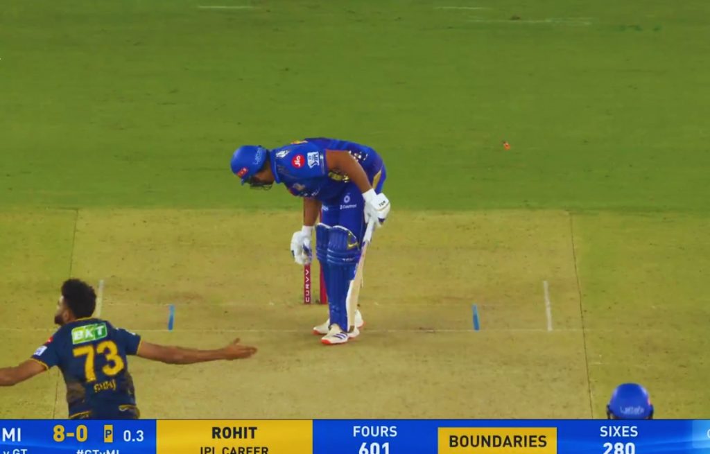 Rohit bold by siraj
