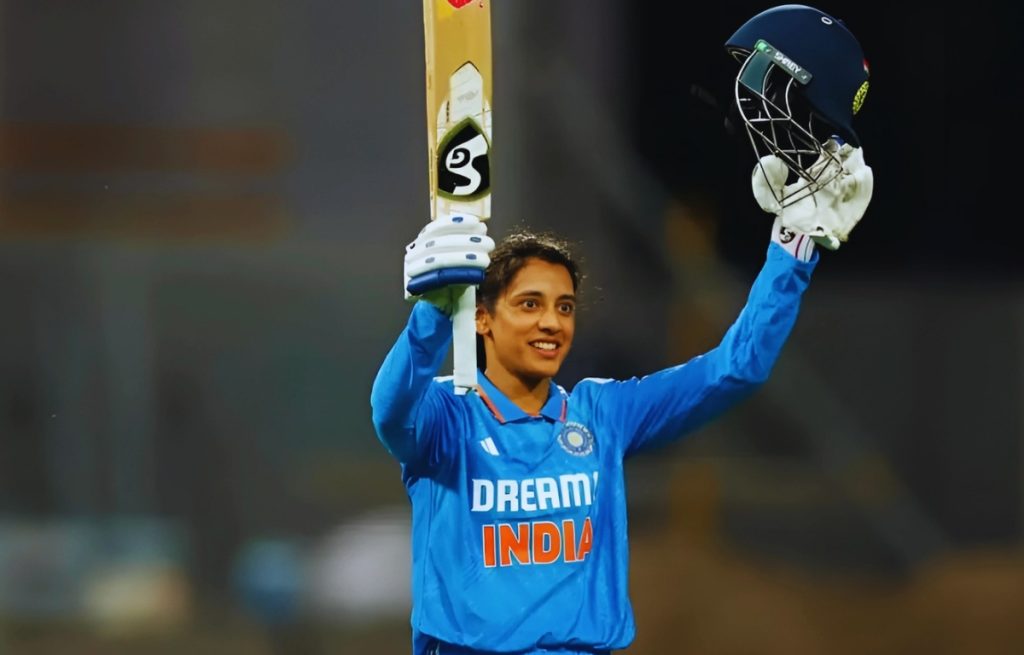 Smriti mandhana 136 run vs SAW