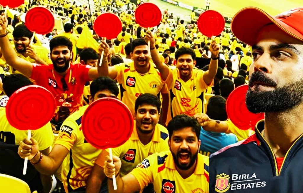 Rcb vs csk with lolipop image