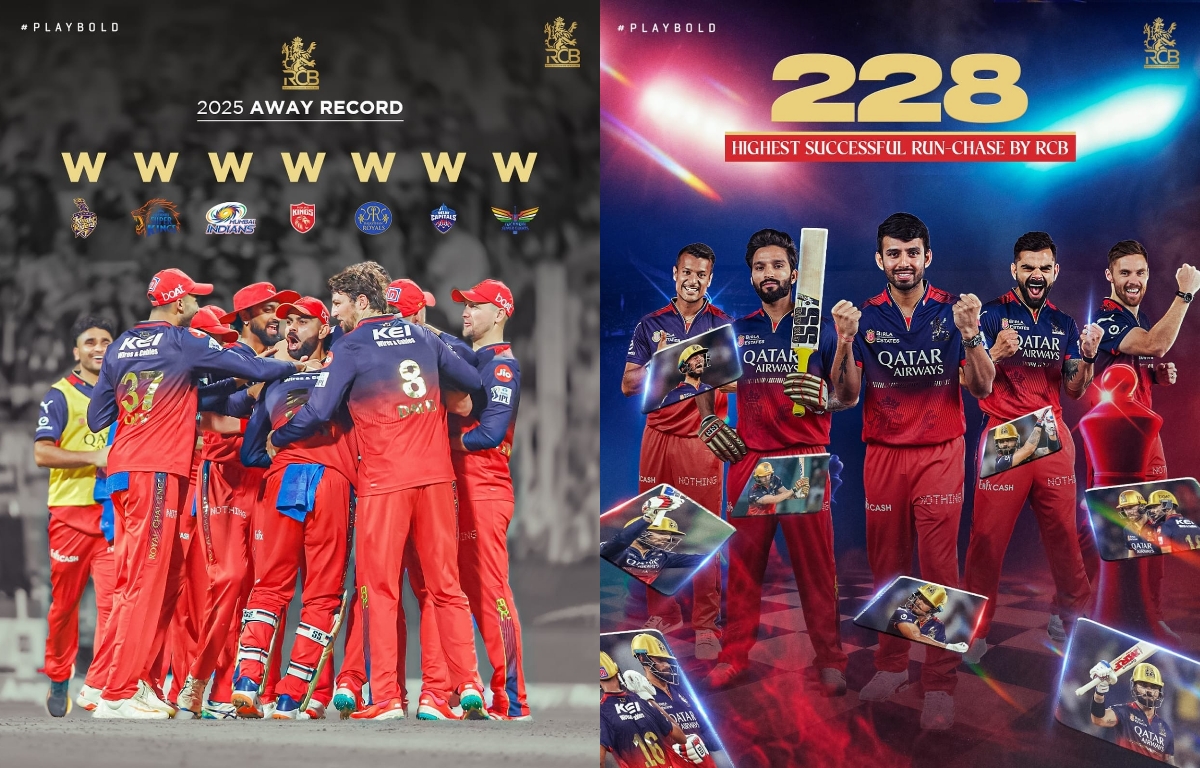 IPL 2025 में RCB की टीम रचने जा रही है नया इतिहास।