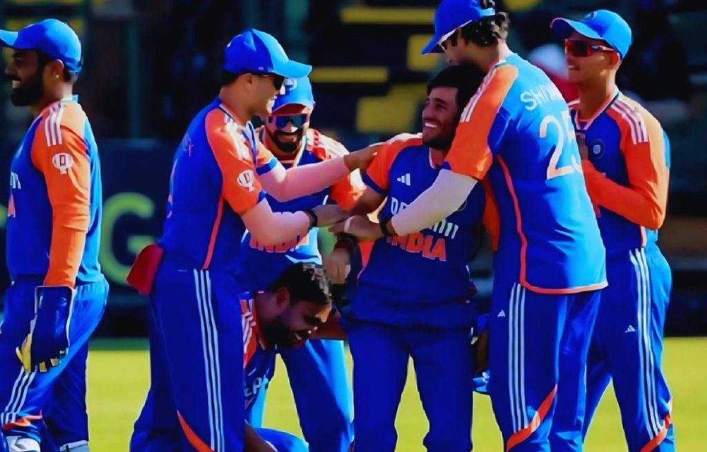 Indian t20 team at लॉर्ड्स लंदन