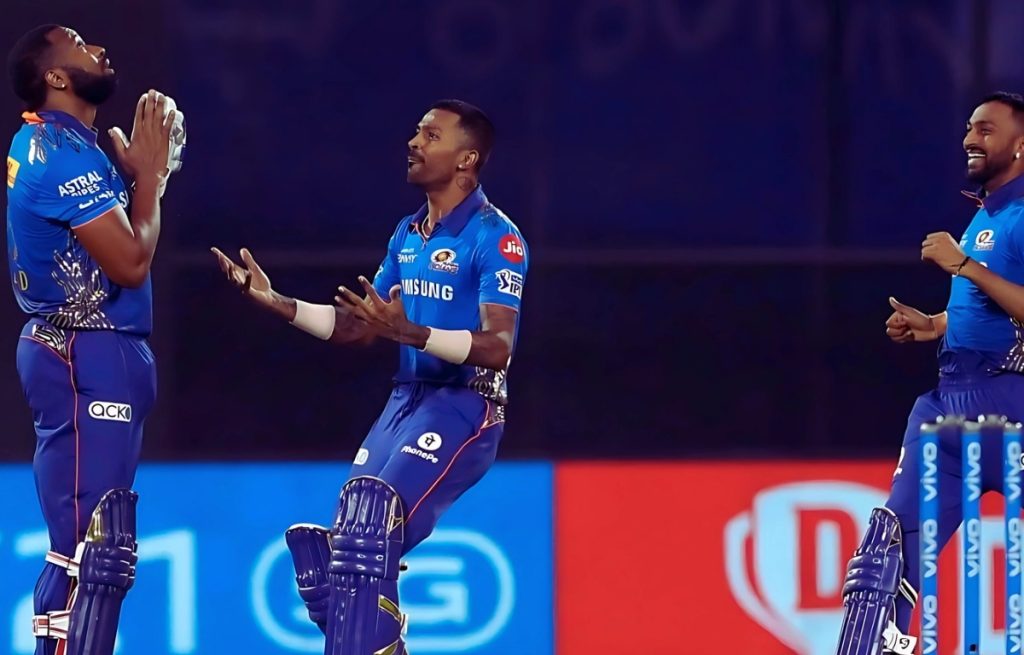 MI vs CSK 219 total