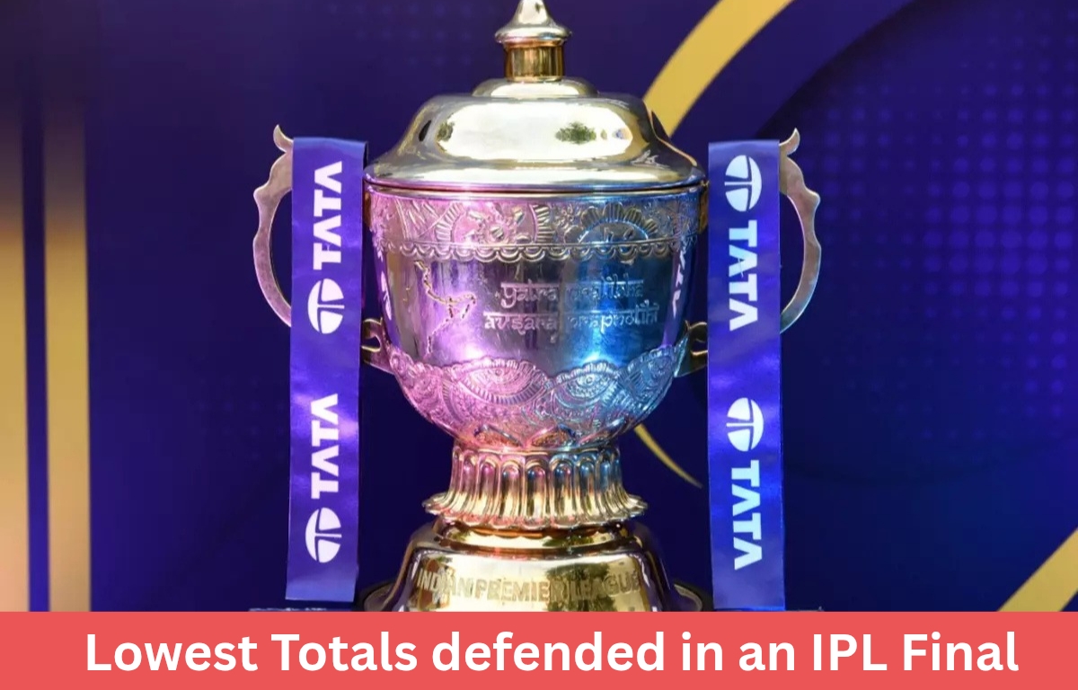 IPL के फाइनल में सबसे कम स्कोर का बचाव करने वाली टीमों