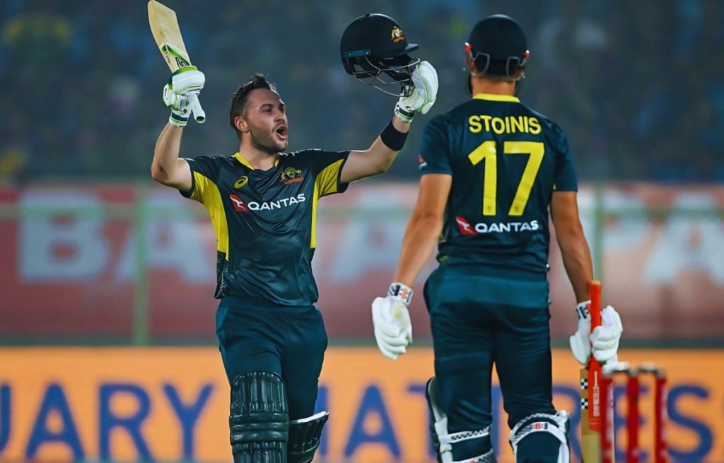 Josh inglish t20I century at ACA-VDCA स्टेडियम