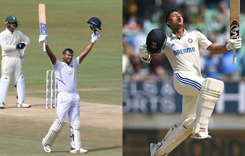 Mayank & jaiswal's test double century