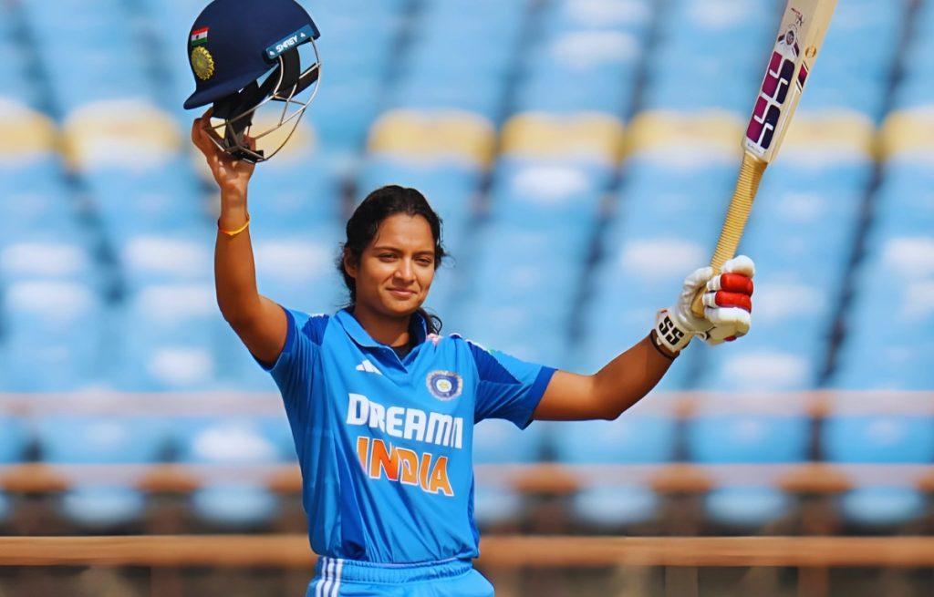 Pratika rawal maiden ODI hundred