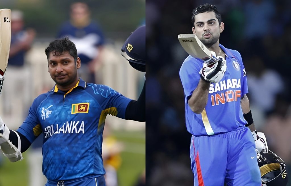 Sangakkara & virat kohli at आर प्रेमदासा स्टेडियम