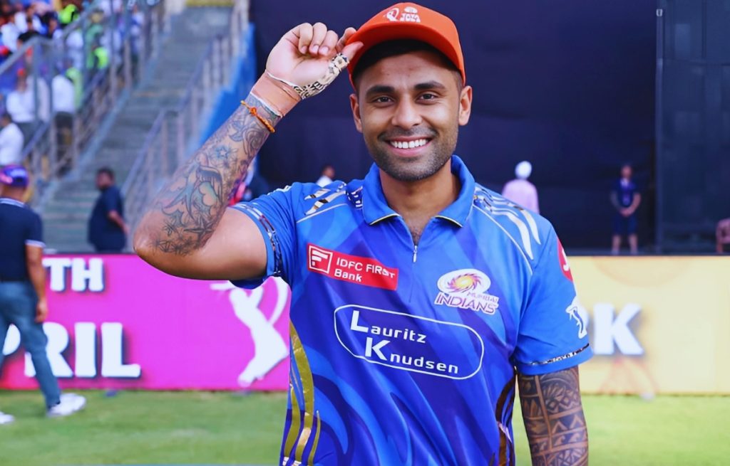 Suryakumar with orange cap