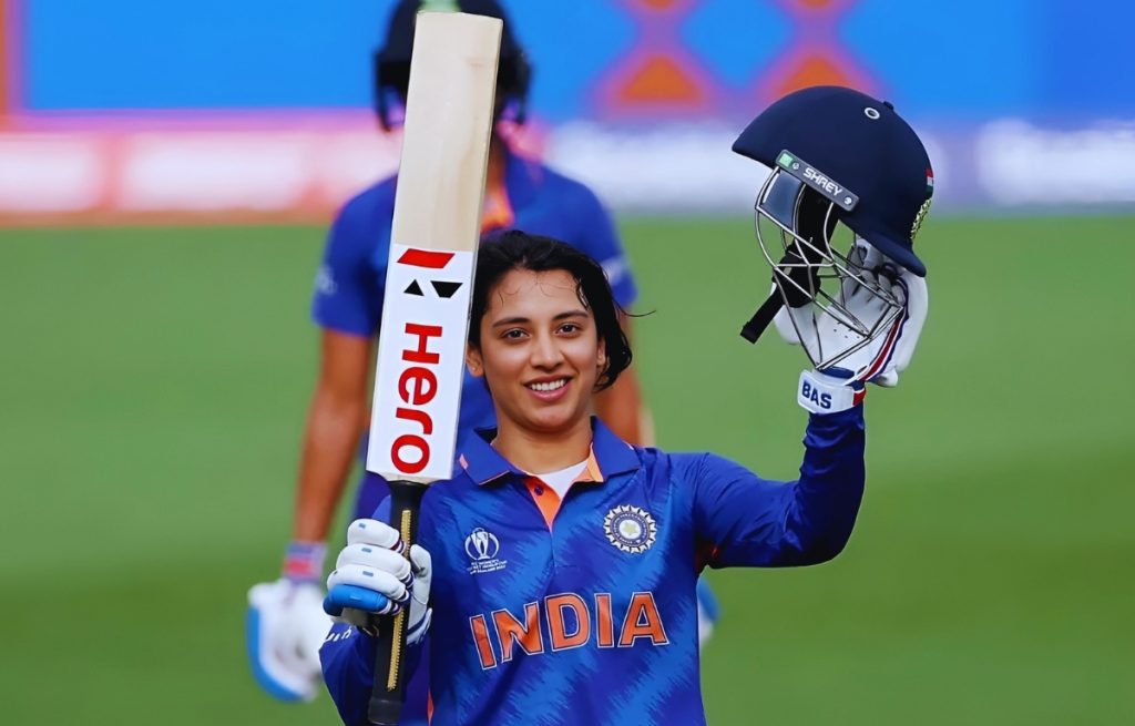 smriti mandhana all format hundreds