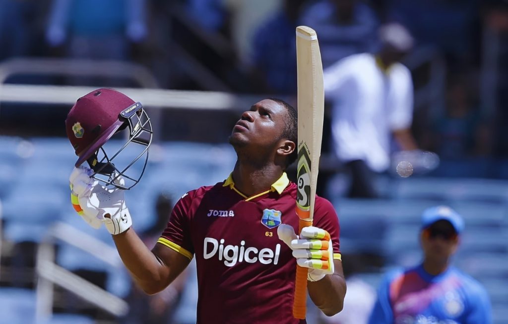 evin lewis 125 at सबीना पार्क स्टेडियम