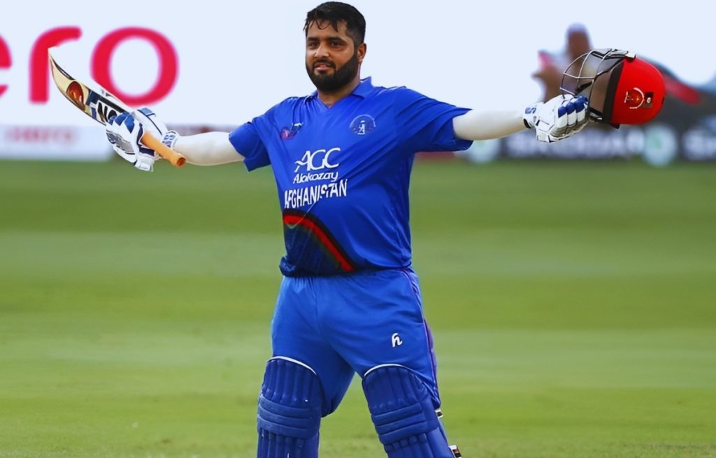 mohammad shahzad century at शारजाह क्रिकेट स्टेडियम