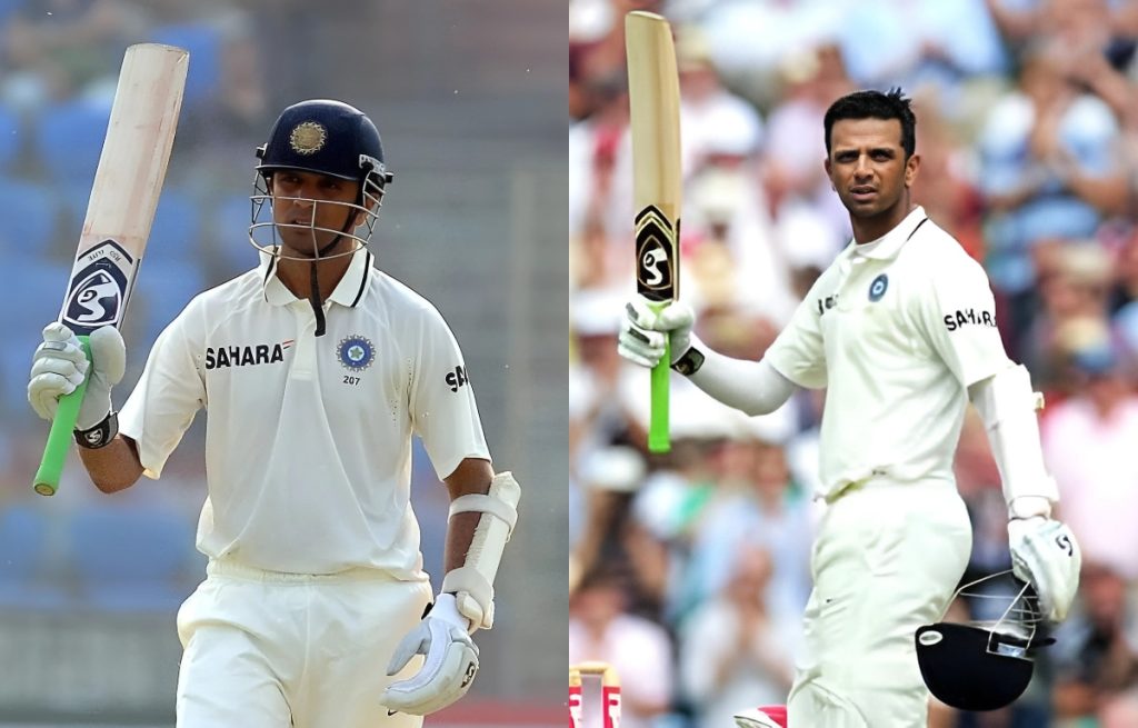 rahul dravid's three test hundred