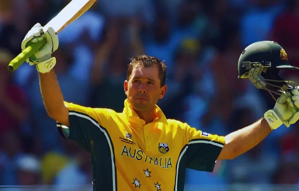 ricky pointing odi century
