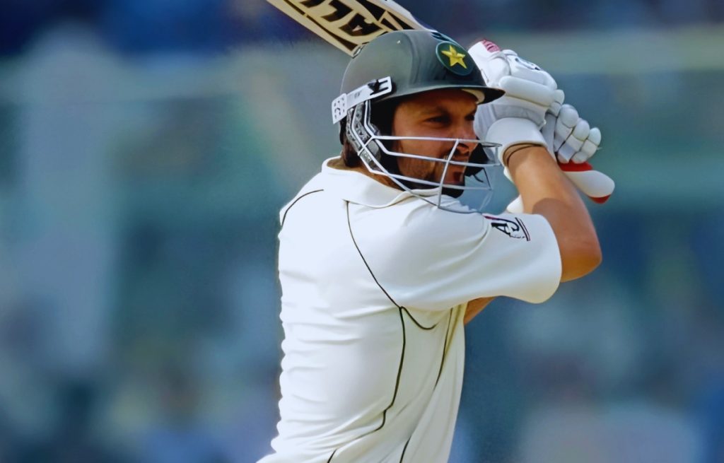 shahid afridi भारत खिलाफ तेज टेस्ट
