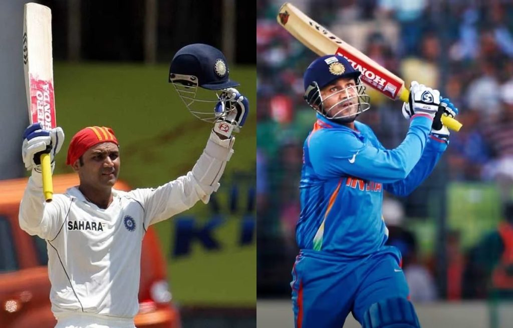 virender sehwag दोनों दोहरा शतक
