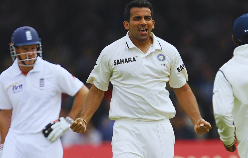 zaheer khan's test wickets