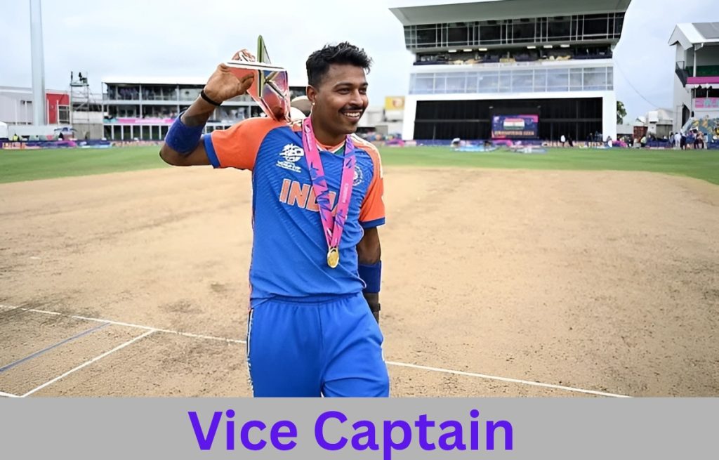 Vice captain hardik pandya