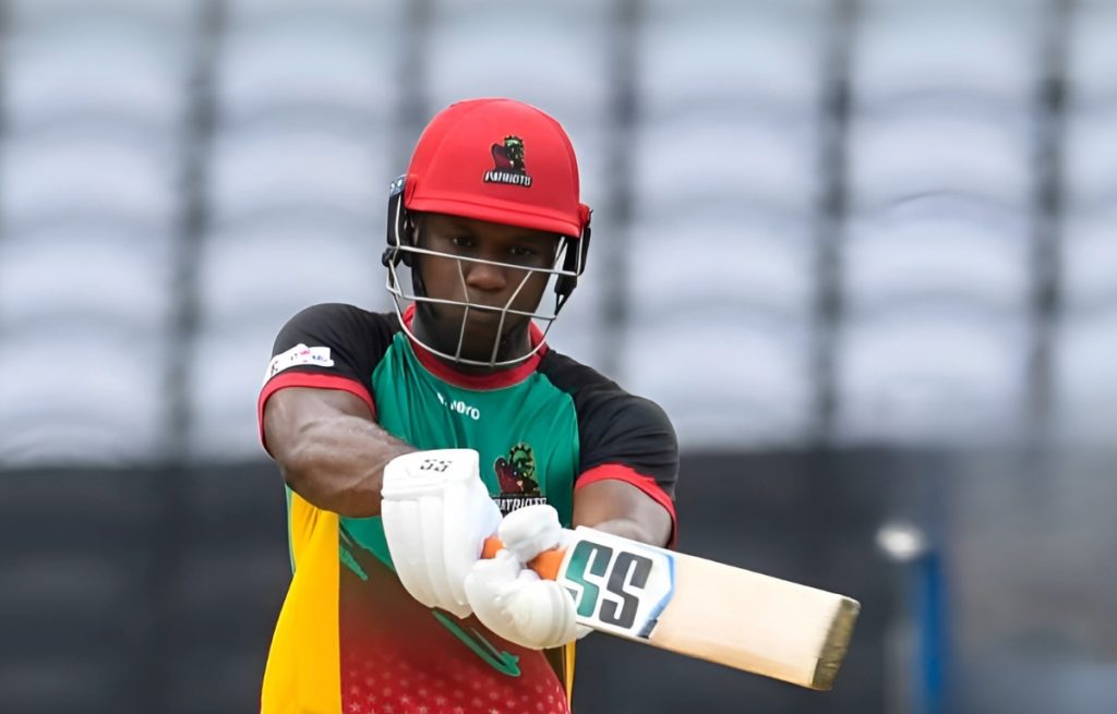 evin lewis 18 ball 53 run in cpl st. kitts