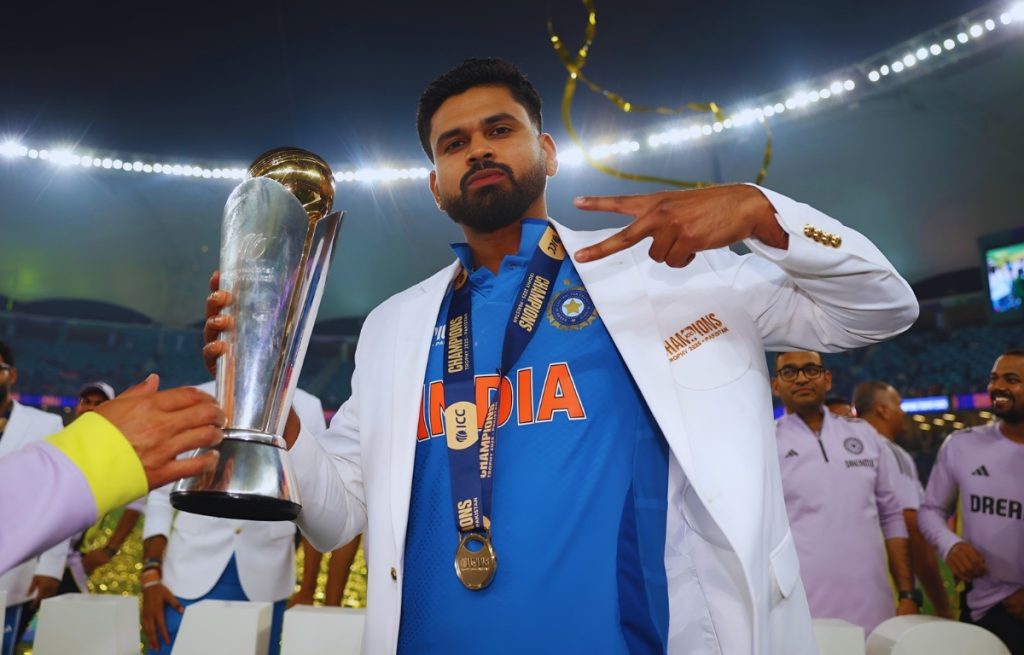 shreyas iyer champions trophy