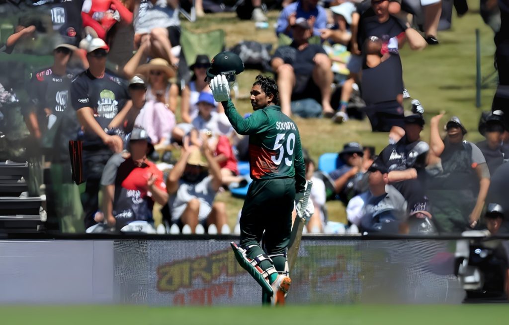 soumya sarkar 169 run at सैक्सटन ओवल स्टेडियम
