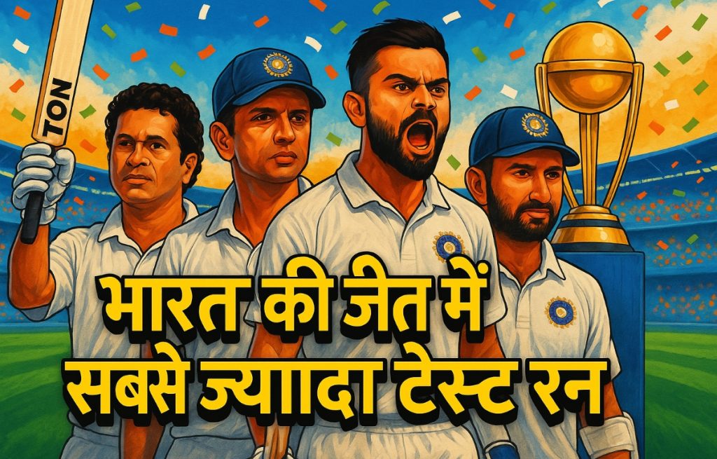 भारतीय टेस्ट ज्यादा रन - thumbnail