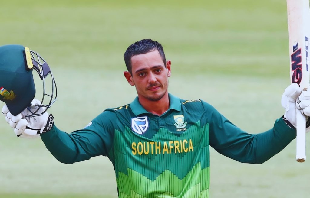 quinton de kock 168 run at डायमंड ओवल