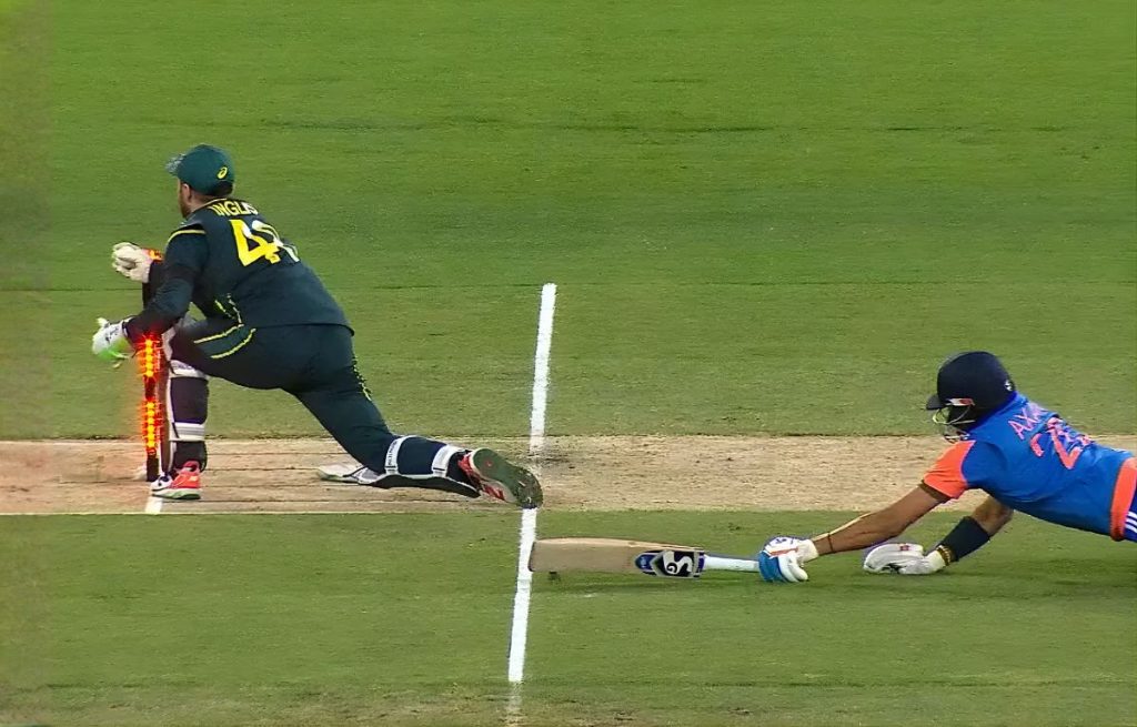 टी20 रन आउट भारतीय axar patel