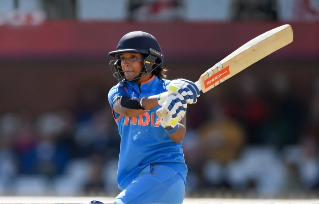 महिला वर्ल्ड कप नॉकआउट स्कोर 171 run by harmanpreet kaur