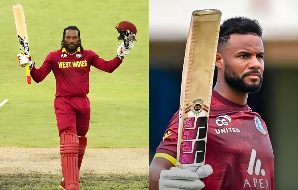 chris gayle and shai hope