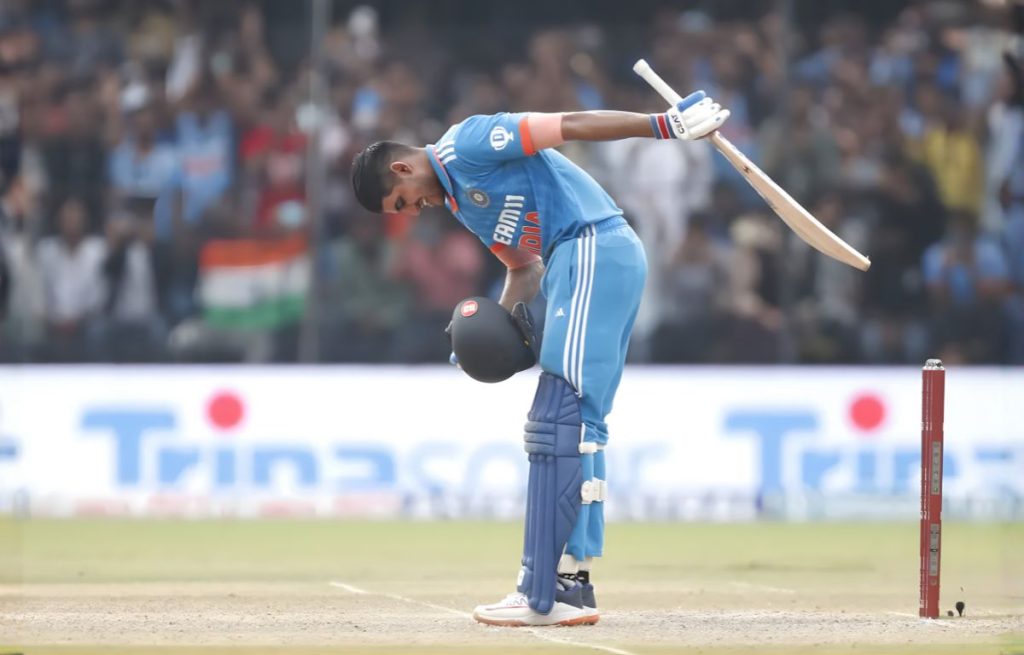 भारत सभी फॉर्मेट तेज 1000 रन and gill in ODI