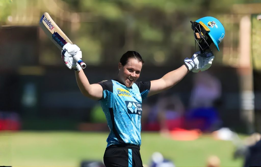 महिला WBBL एक पारी छक्के grace harris