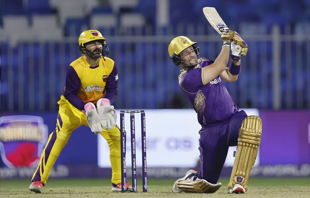 highest team toals in ILT20 by abu dhabi knight riders