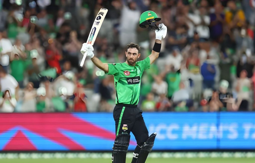 बिग बैश लीग बड़े टीम टोटल glenn maxwell 154